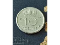 Нидерландия 10 цента, 1948