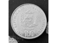 Венецуела 100 боливара, 1998