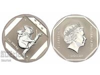 AUSTRALIA 1 DOLLAR 2014 Argint. CERTIFICAT