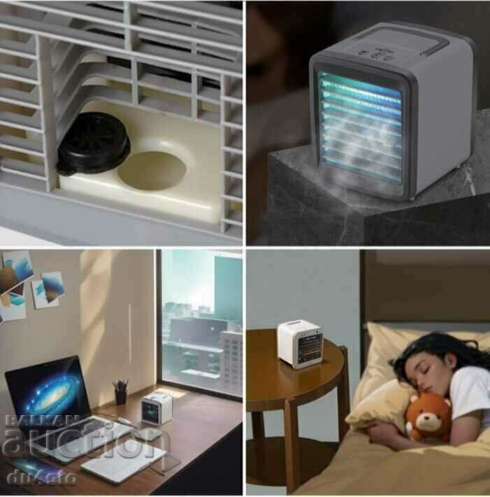 Delivery of Portable portable air conditioner with mist and USB 5V-7W - 13x13.8x1 Delivery of Portable portable air conditioner with mist and USB 5V-7W - 13x13.8x1