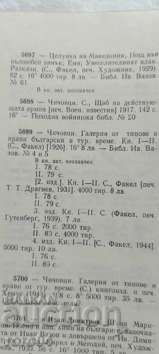 CHICHOVTSI - IVAN VAZOV - 6 CHICHOVTSI - IVAN VAZOV - 6