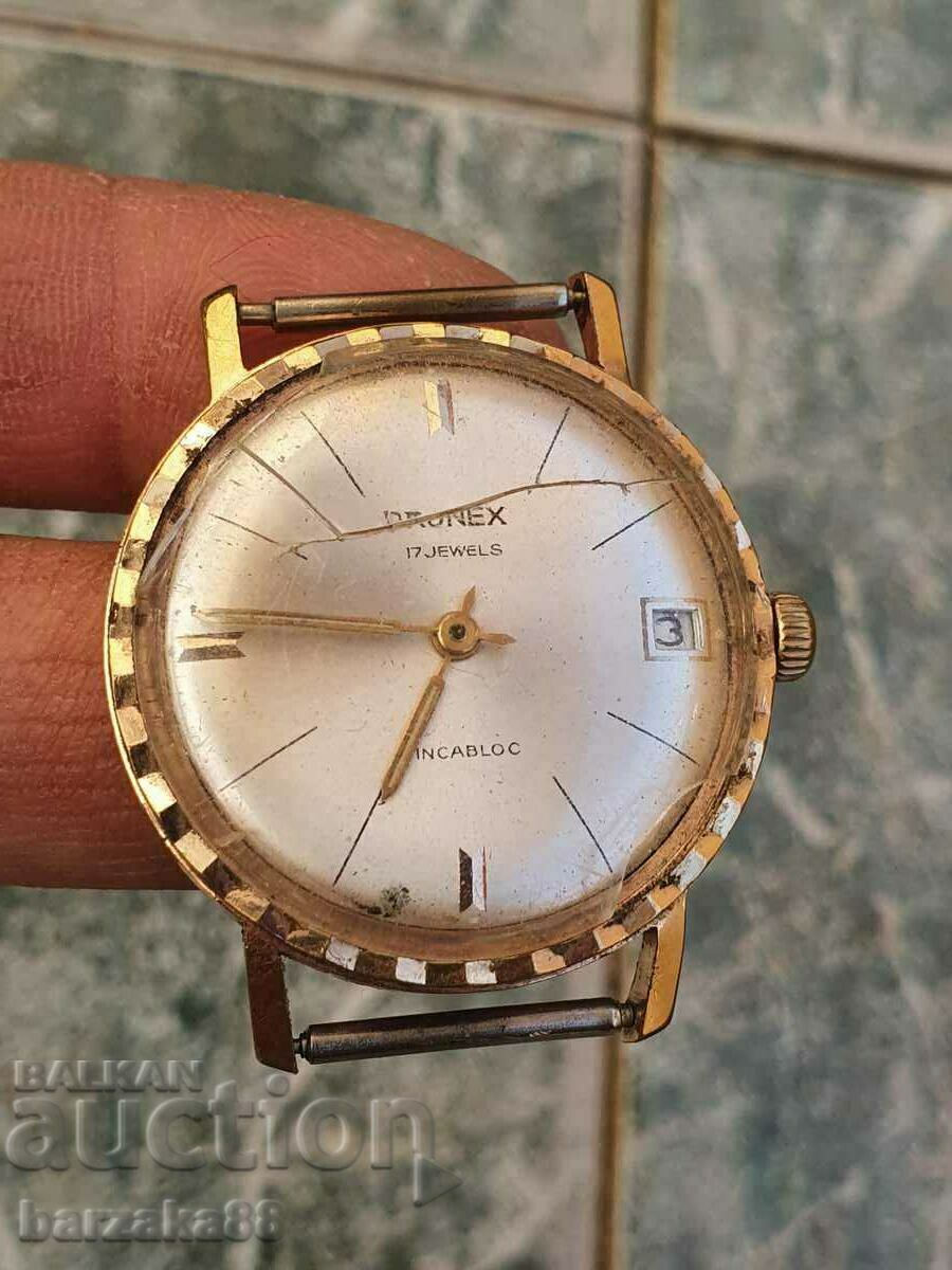 Мъжки часовник Brunex 17 jewels