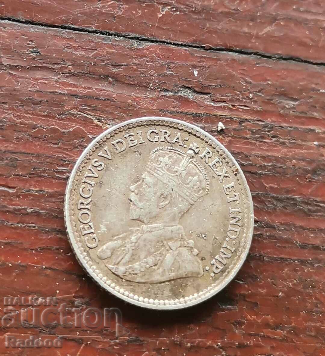 Auction  5 cents Canada 1918