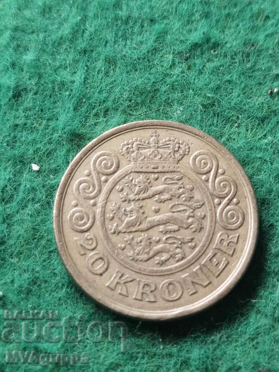 20 de coroane Danemarca 1996