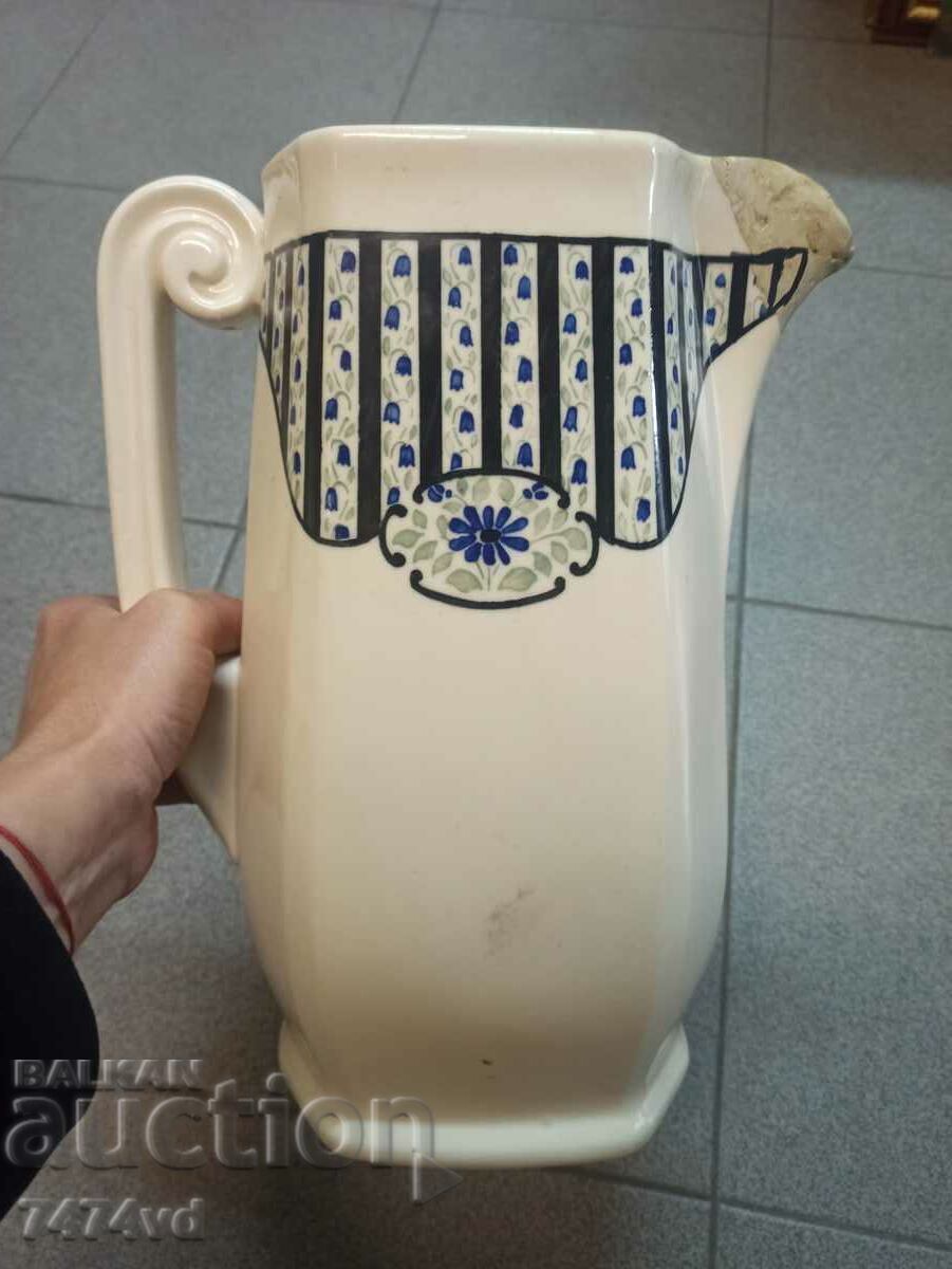 ANTIQUE PORCELAIN HUGE JUG 1866. - 7 ANTIQUE PORCELAIN HUGE JUG 1866. - 7