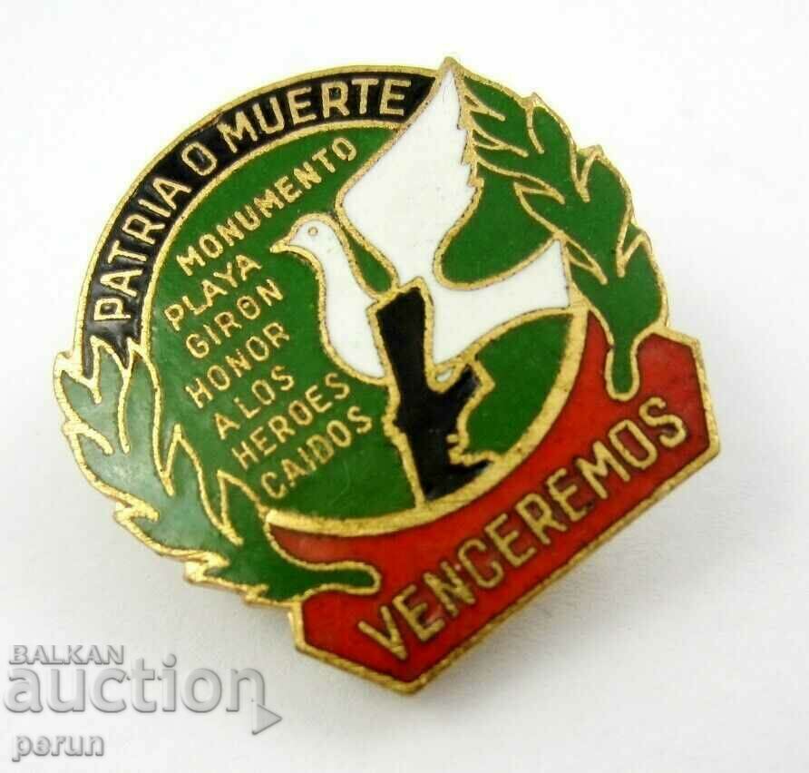 Cuban Sign-Venseremos-Venseremos-Cuban Revolution-Enamel - 5