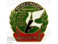 Cuban Sign-Venseremos-Venseremos-Cuban Revolution-Enamel