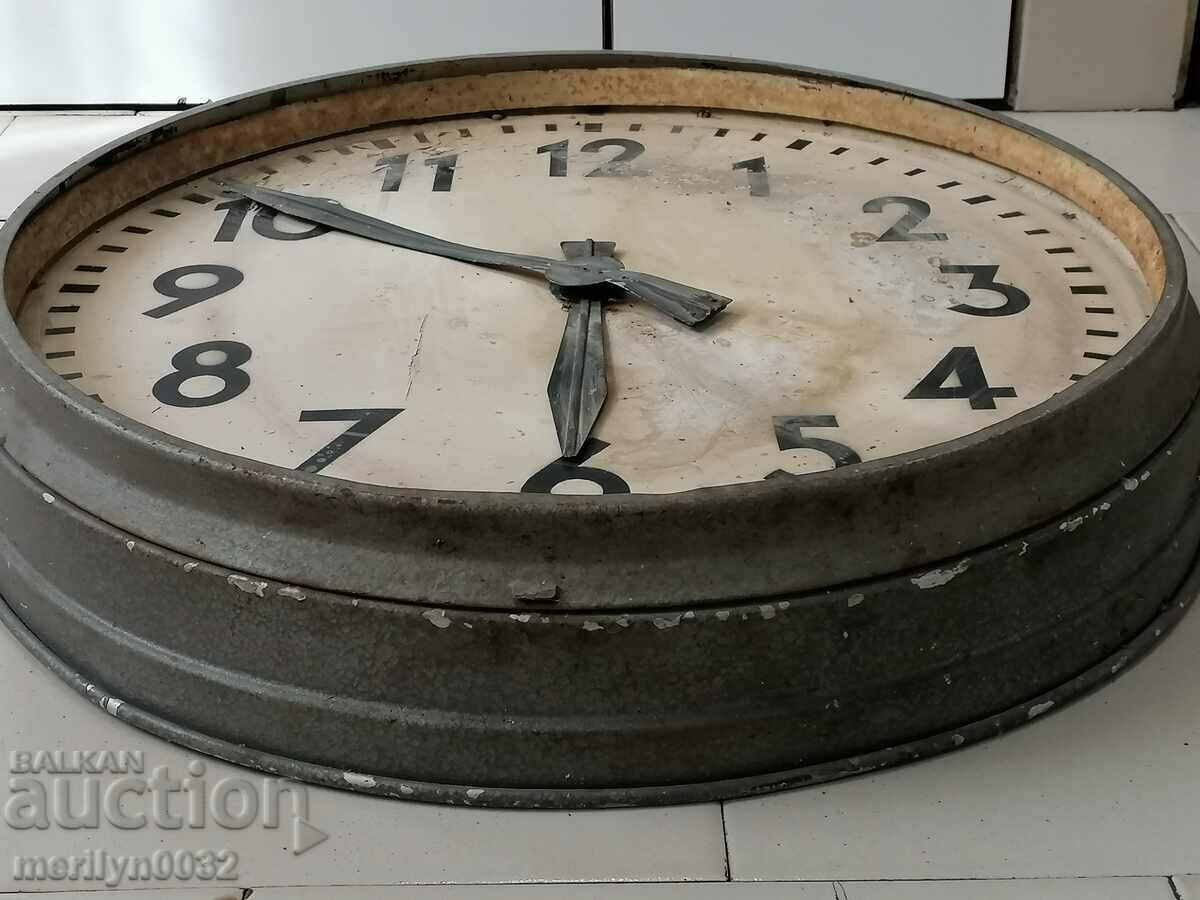 An old electric wall clock from the social work plant NRB with price 58.00 BGN | € 29.65