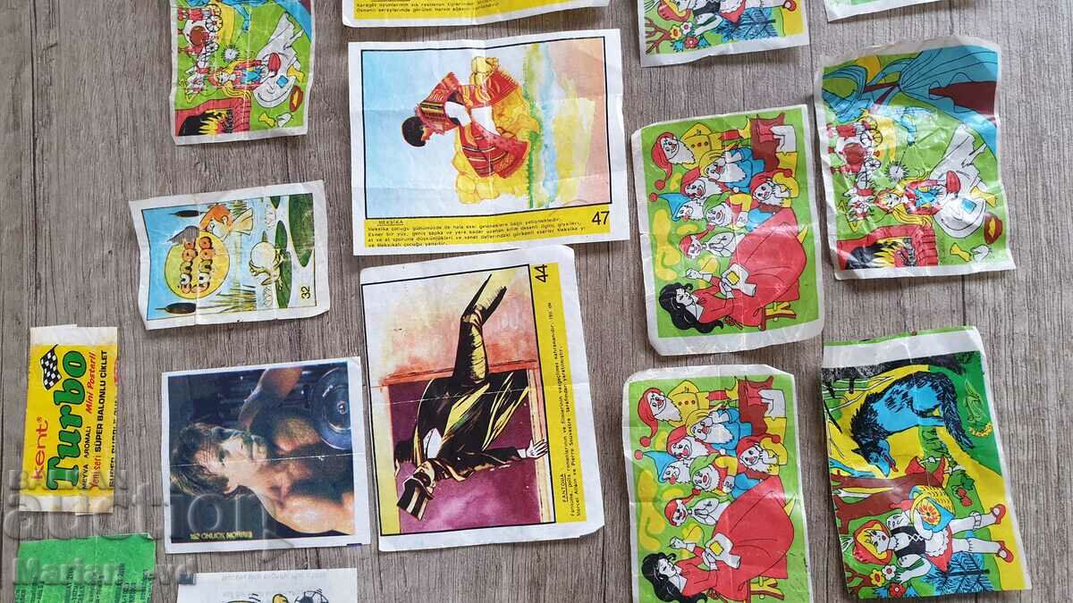 Livrarea Poze vechi cu gumă de mestecat și ambalaje