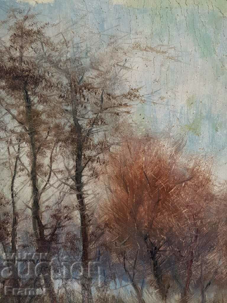 Auction  Doncho Zankov 1893-1960 Unique Landscape 1925 oil