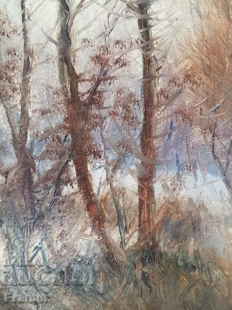 Delivery of Doncho Zankov 1893-1960 Unique Landscape 1925 oil