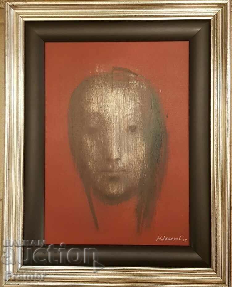 Nikolay Aleksiev - Vision 2014, oil painting with price 600.00 BGN | € 306.78 Nikolay Aleksiev - Vision 2014, oil painting with price 600.00 BGN | € 306.78