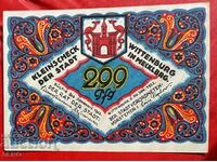 Bancnota-Germania-Mecklenburg-Schwerin-Wittenburg-299 pf. 1922