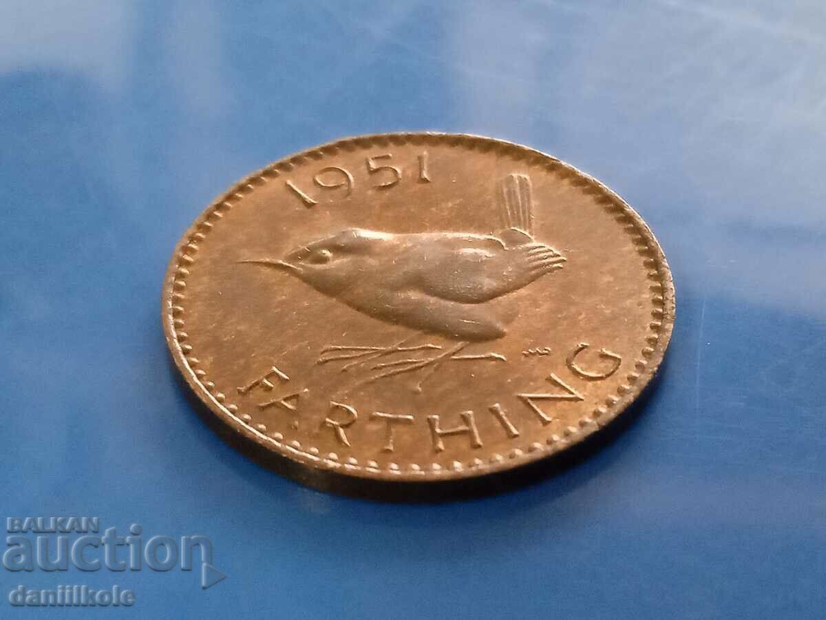 *$*Y*$* GREAT BRITAIN 1 FARTHING 1951 - aUNC *$*Y*$* with price 5.67 BGN | € 2.90 *$*Y*$* GREAT BRITAIN 1 FARTHING 1951 - aUNC *$*Y*$* with price 5.67 BGN | € 2.90
