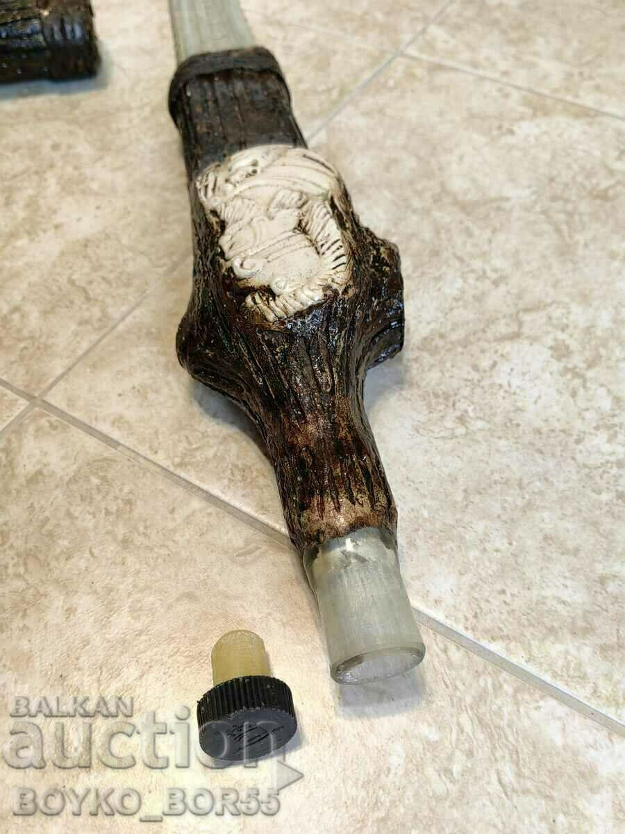 Auction  Super Rare Large Bolyarsko Soc Bottle of Veliko Tarnovo Brandy