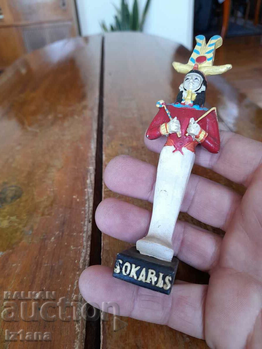 Old figurine, pharaoh Sokaris with price 38.00 BGN | € 19.43 Old figurine, pharaoh Sokaris with price 38.00 BGN | € 19.43