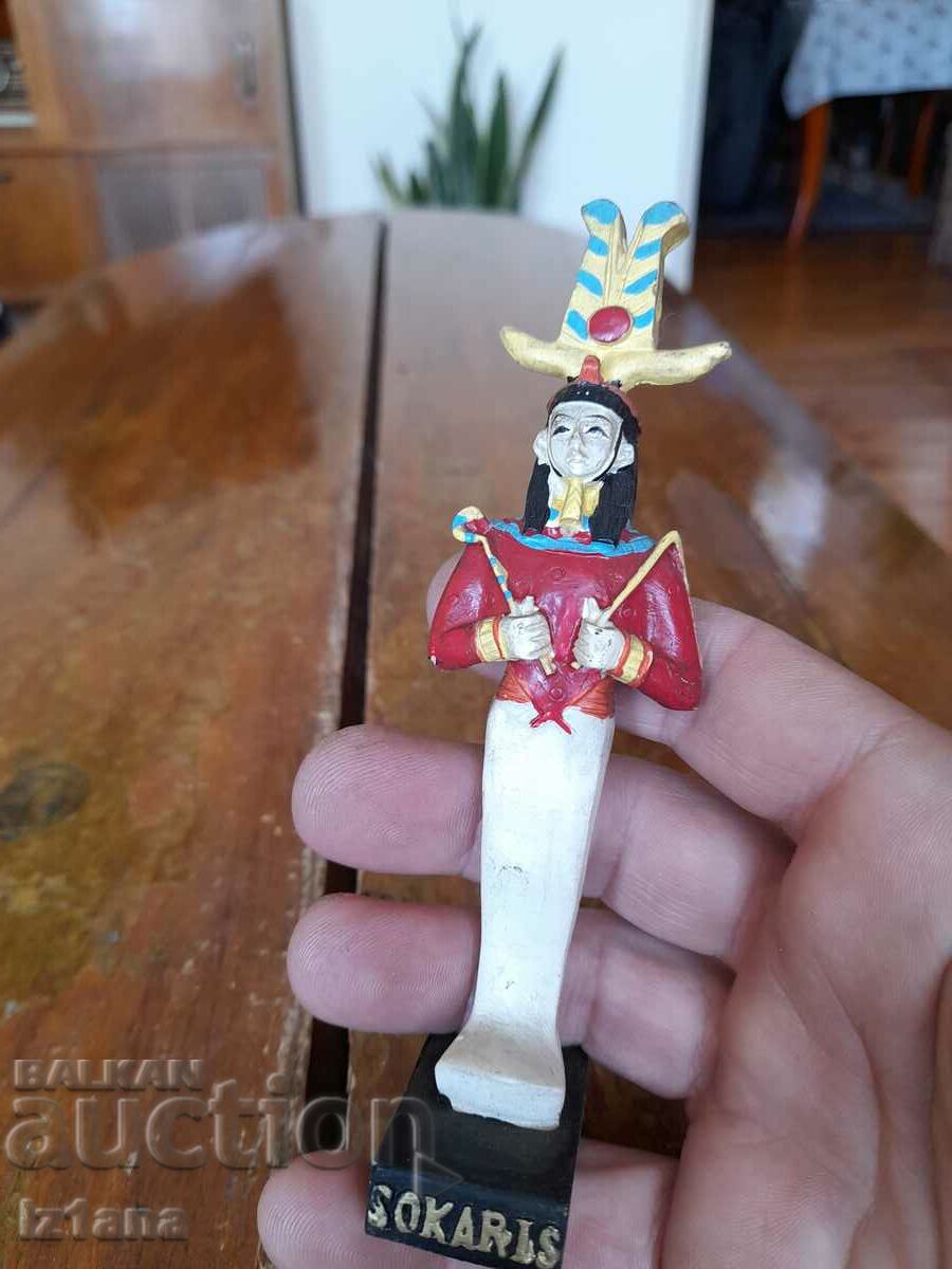 Auction Old figurine, pharaoh Sokaris Auction Old figurine, pharaoh Sokaris