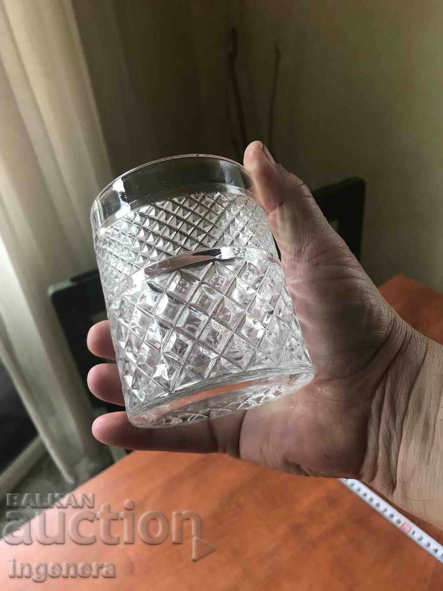GLASS GLASS RELIEF THICK LARGE-300 ML. ICE BOWL with price 6.00 BGN | € 3.07 GLASS GLASS RELIEF THICK LARGE-300 ML. ICE BOWL with price 6.00 BGN | € 3.07