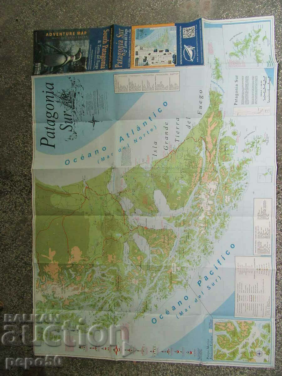 FOR THOSE WHO DREAM OF PATAGONIA - MAP from 2006.