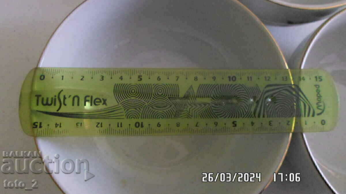 SET OF 3 OLD PORCELAIN CUPS - DISCOUNT! - 7 SET OF 3 OLD PORCELAIN CUPS - DISCOUNT! - 7