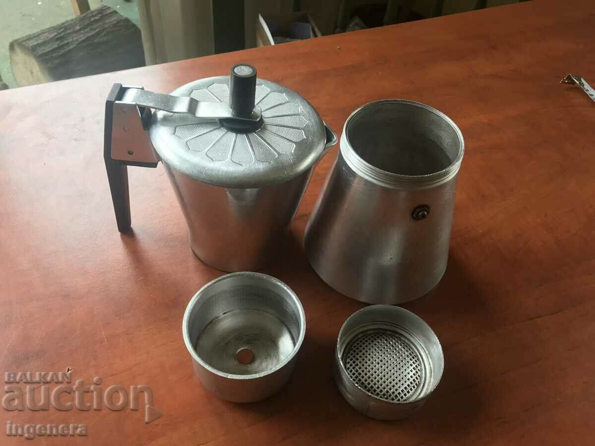 COFFEE MAKER METAL LARGE-USSR - 5 COFFEE MAKER METAL LARGE-USSR - 5