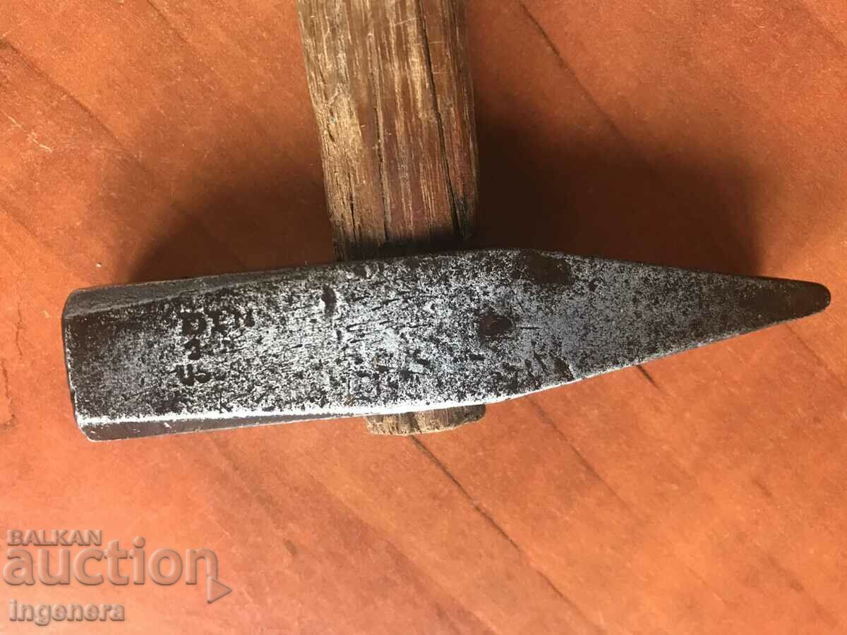 HAMMER HAMMER OLD SMALL TOOL-200 GR. WITH HANDLE - 5 HAMMER HAMMER OLD SMALL TOOL-200 GR. WITH HANDLE - 5