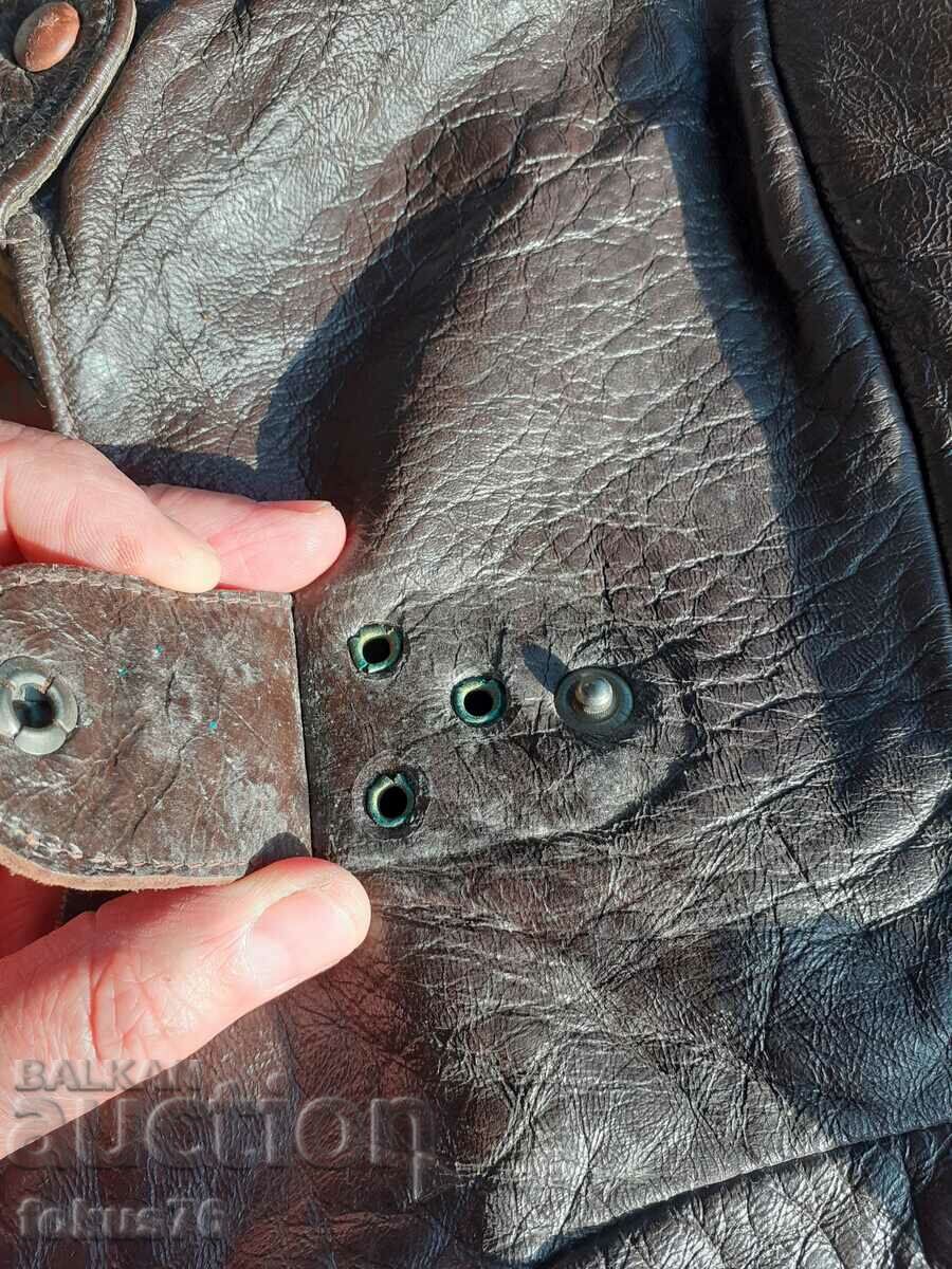 Great leather pilot helmet bonnet VSV - 6 Great leather pilot helmet bonnet VSV - 6