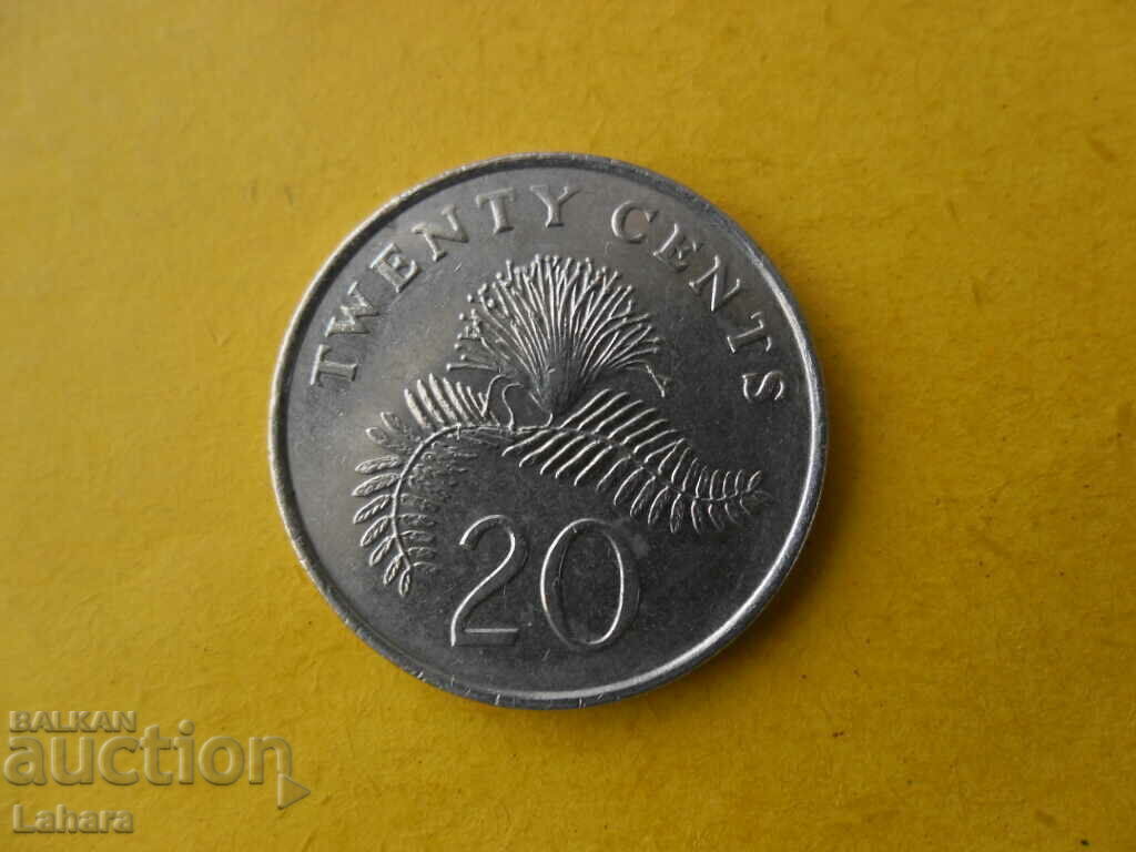 20 de cenți 1996 Singapore
