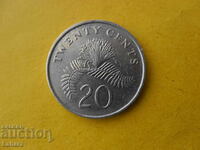 20 cents 1989 Singapore