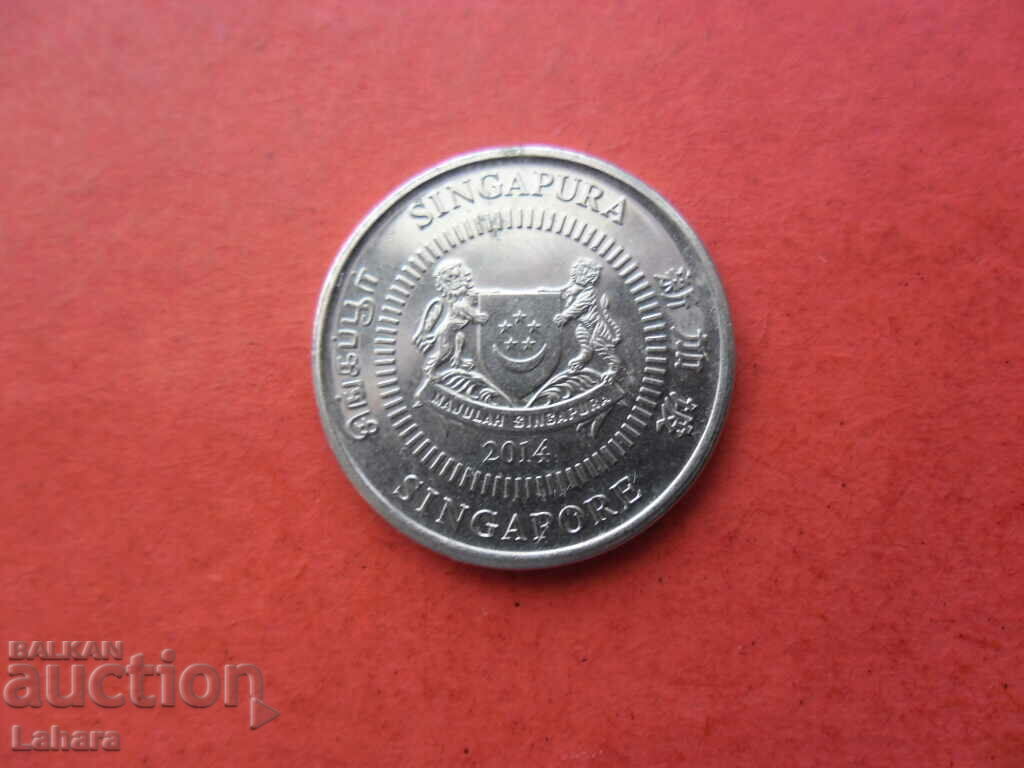 10 cents 2014 Singapore with price 1.20 BGN | € 0.61 10 cents 2014 Singapore with price 1.20 BGN | € 0.61