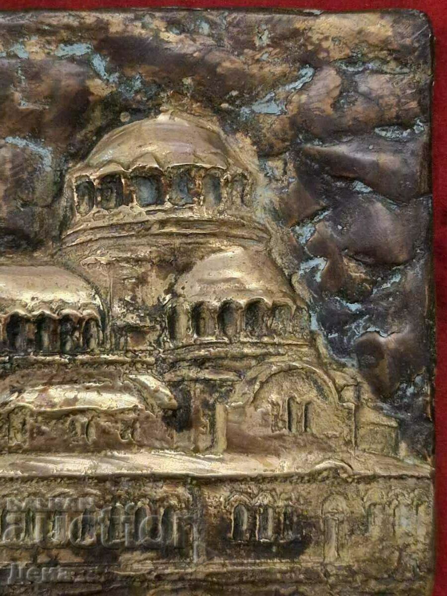 Basorelief de alamă al autorului - 6