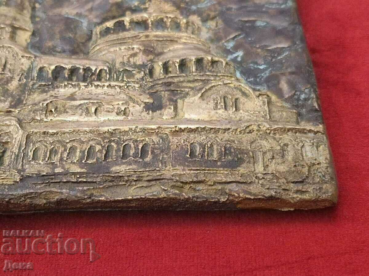 Basorelief de alamă al autorului - 7