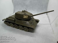 METAL TANK T-34 USSR CHILDREN'S TOY DOME AND CANNON ROTATING