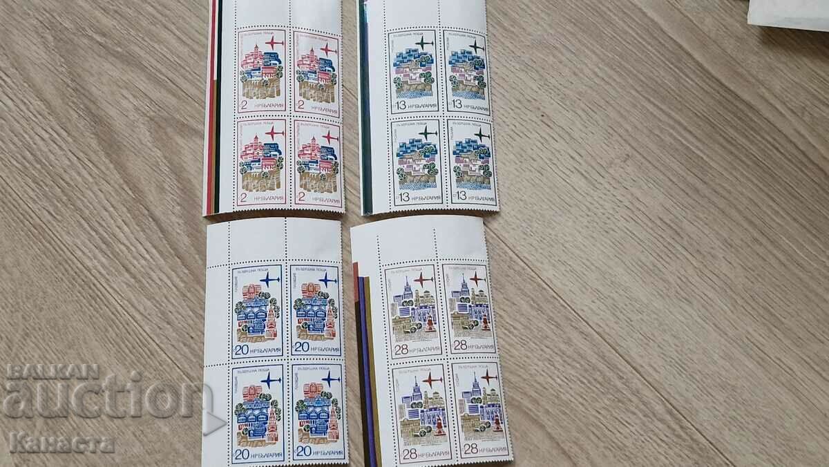 Τετράγωνα γραμματόσημα της Βουλγαρίας σφραγίδα ταχυδρομείου 1973 PM2