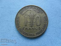 10 франка 1957 г.  Западна африка