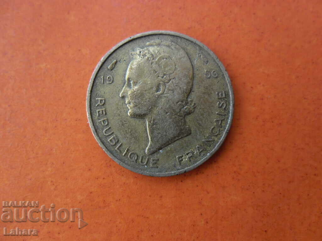 5 Franci 1956 Africa de Vest cu preț € 1.53 | 2.99 BGN 5 Franci 1956 Africa de Vest cu preț € 1.53 | 2.99 BGN