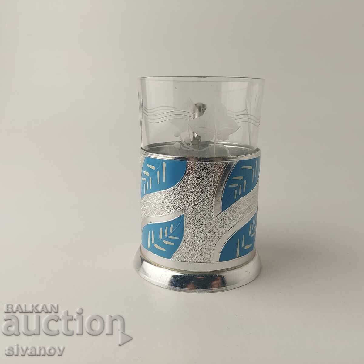 An old set of coasters with a glass and a glass service USSR #5516 with price 19.99 BGN | € 10.22 An old set of coasters with a glass and a glass service USSR #5516 with price 19.99 BGN | € 10.22