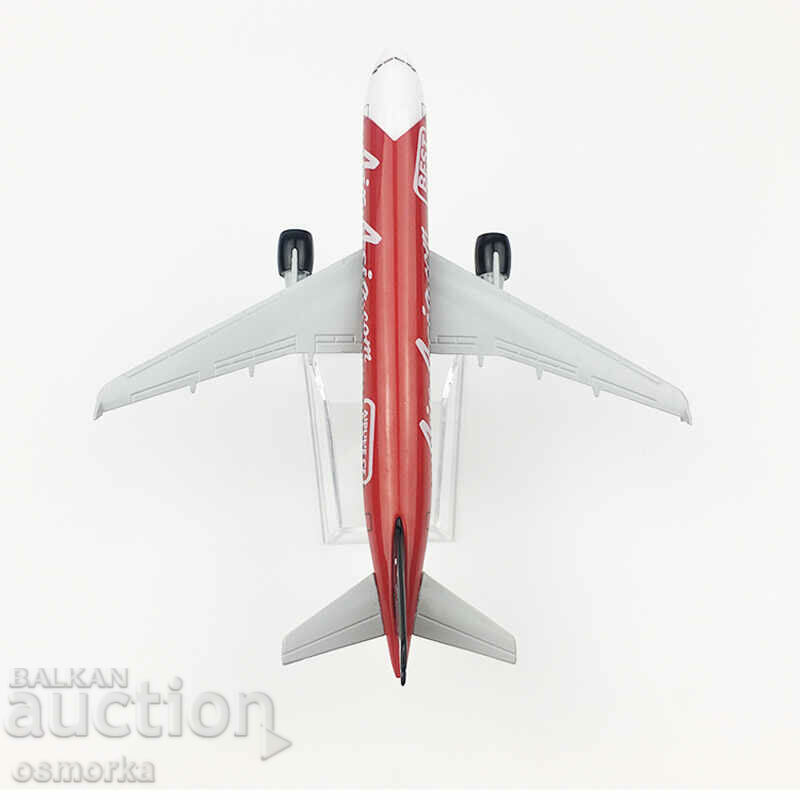 Delivery of Airbus 320 airplane model mockup Air Asia 2007 metal A320 Delivery of Airbus 320 airplane model mockup Air Asia 2007 metal A320