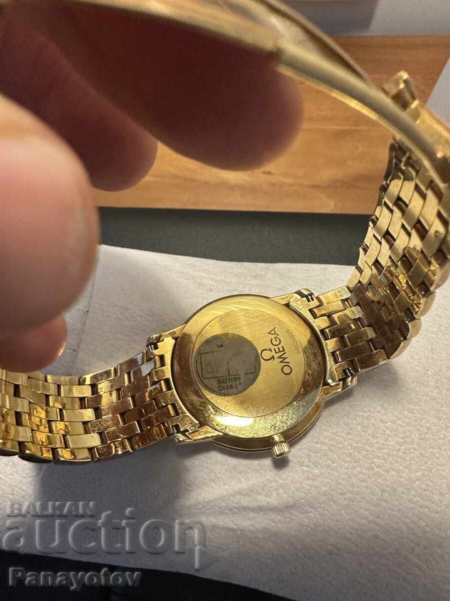 Auction OMEGA OMEGA PRESTIGE QUARTZ GOLD 18 CARAT GOLD WATCH Auction OMEGA OMEGA PRESTIGE QUARTZ GOLD 18 CARAT GOLD WATCH