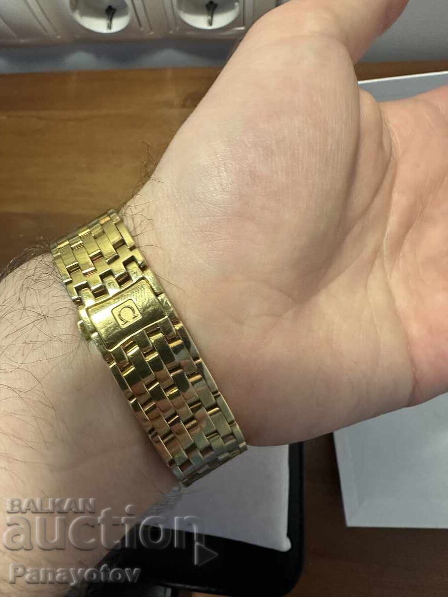 OMEGA OMEGA PRESTIGE QUARTZ GOLD 18 CARAT GOLD WATCH - 5 OMEGA OMEGA PRESTIGE QUARTZ GOLD 18 CARAT GOLD WATCH - 5