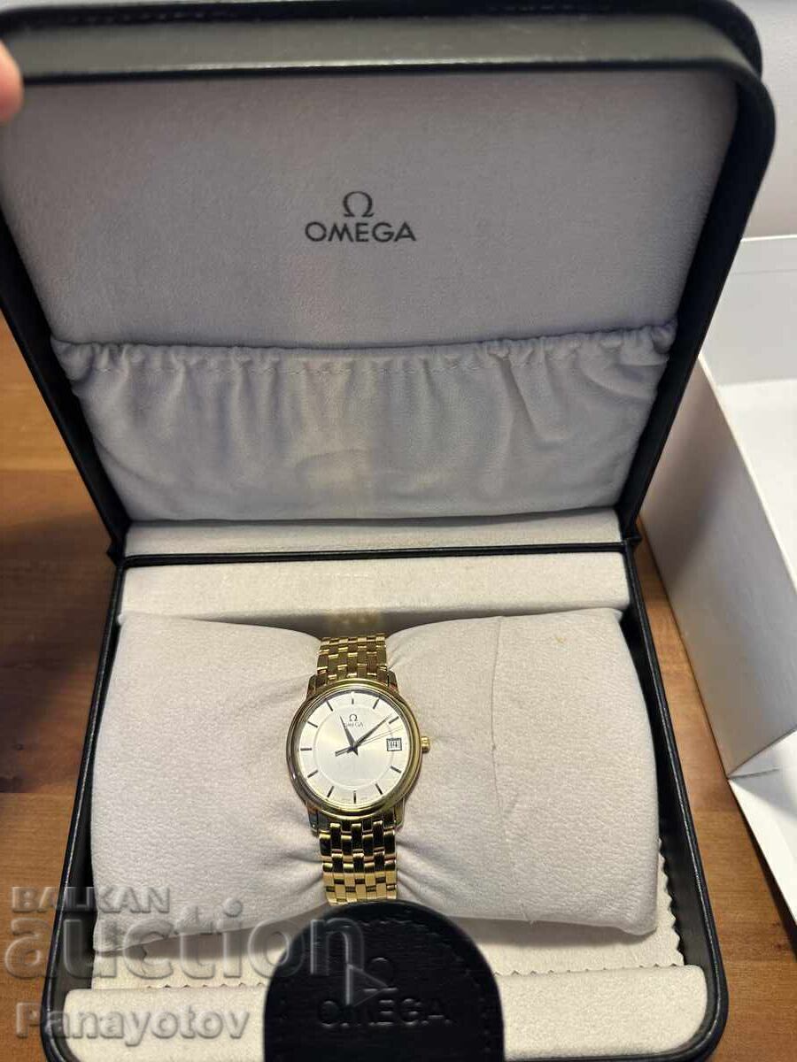 OMEGA OMEΓΑ PRESTIGE QUARTZ ΧΡΥΣΟΣ 18 ΚΑΡΑΤΙΩΝ ΧΡΥΣΟ ΡΟΛΟΙ