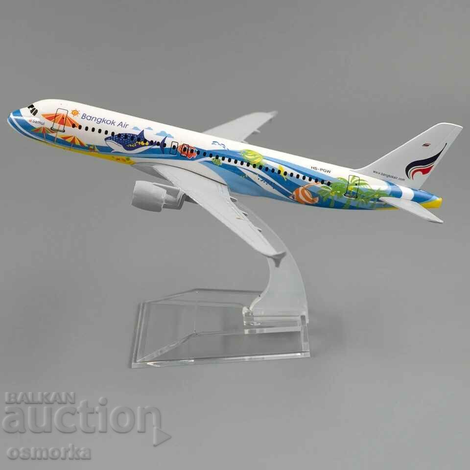 Еърбъс 320 самолет модел макет Bangkok Air метален A320