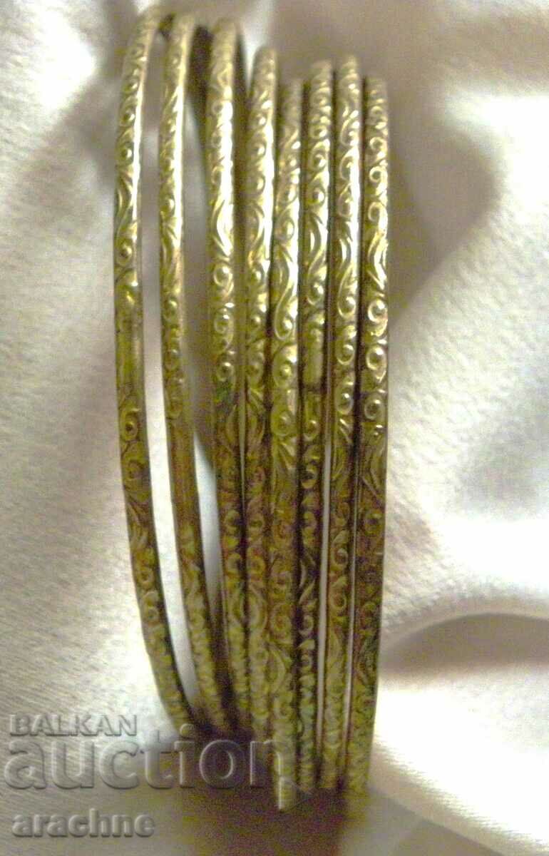 Set of 8 old bracelets with price 15.00 BGN | € 7.67 Set of 8 old bracelets with price 15.00 BGN | € 7.67