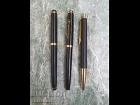 Gilded pen pens + Chemical 3 pieces