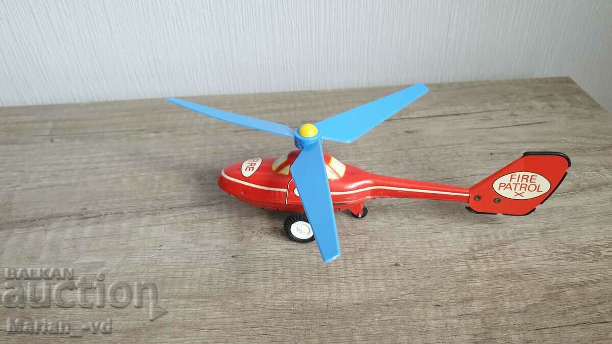 Elicopter de jucărie din tablă GDR anii 60