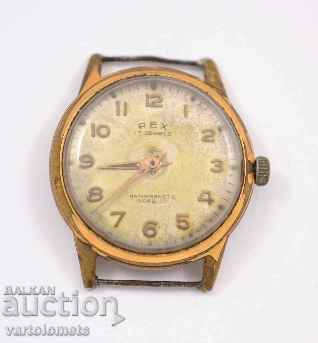 REX SWISS MADE с позлата 10 Мк   -   не работи