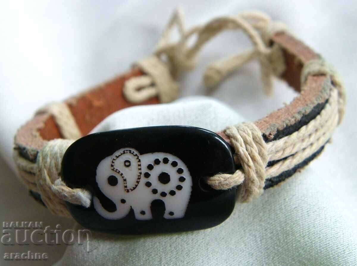 Delivery of Rare elephant skin bracelet, South Africa Delivery of Rare elephant skin bracelet, South Africa