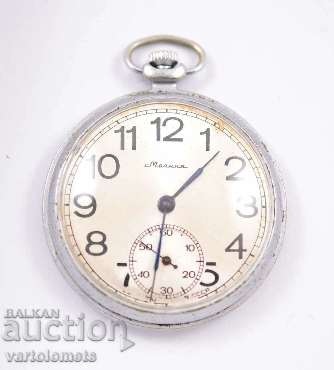 MOLNIYA USSR pocket watch - works