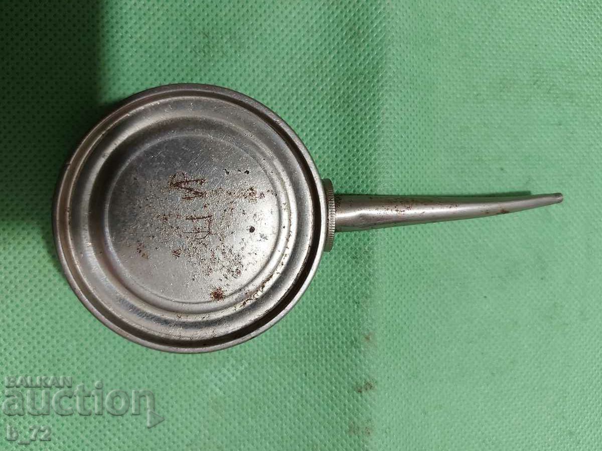 Old military oil pan with price 15.00 BGN | € 7.67 Old military oil pan with price 15.00 BGN | € 7.67