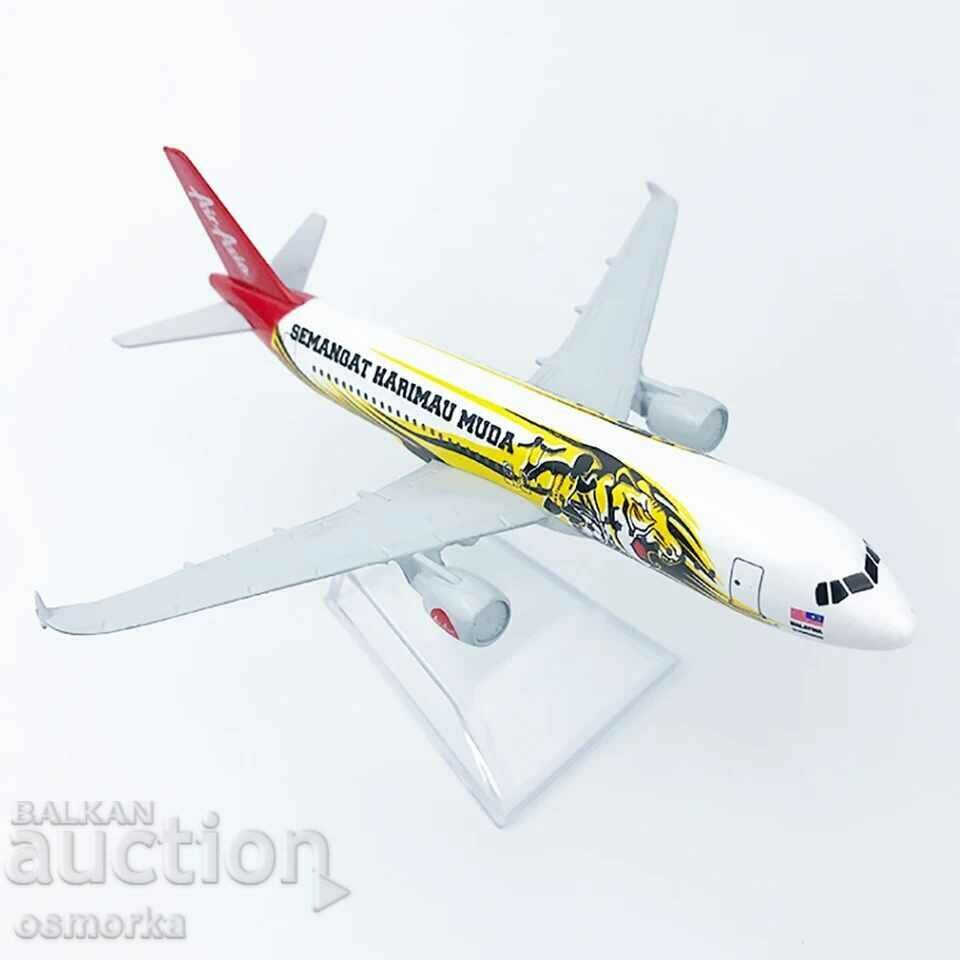 Airbus 320 airplane model model metal A320 Air Asia Tiger with price 32.00 BGN | € 16.36 Airbus 320 airplane model model metal A320 Air Asia Tiger with price 32.00 BGN | € 16.36